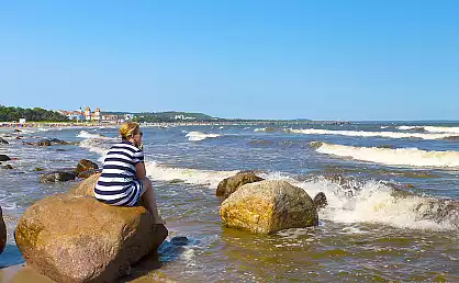Relaxen am Fischerstrand im Ostseebad Binz
