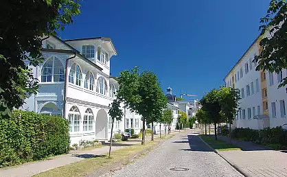 Putbuser Straße im Ostseebad Binz