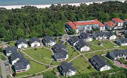 Luftaufnahme Ferienanlage Dünenpark Ostseebad Binz