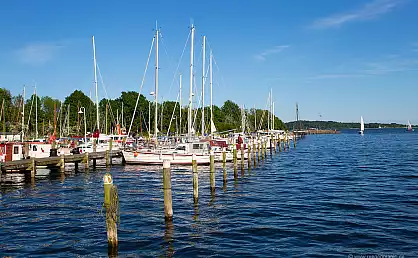 Yachten im Hafen Lauterbach