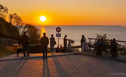 Sonnenuntergang über der Ostsee bei Lohme