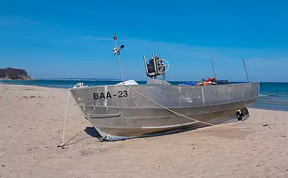 Fischerboot am Baaber Ostseestrand