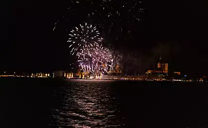 Silvester Feuerwerk Stralsund