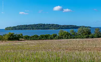 Schmalste Stelle zur Insel Vilm