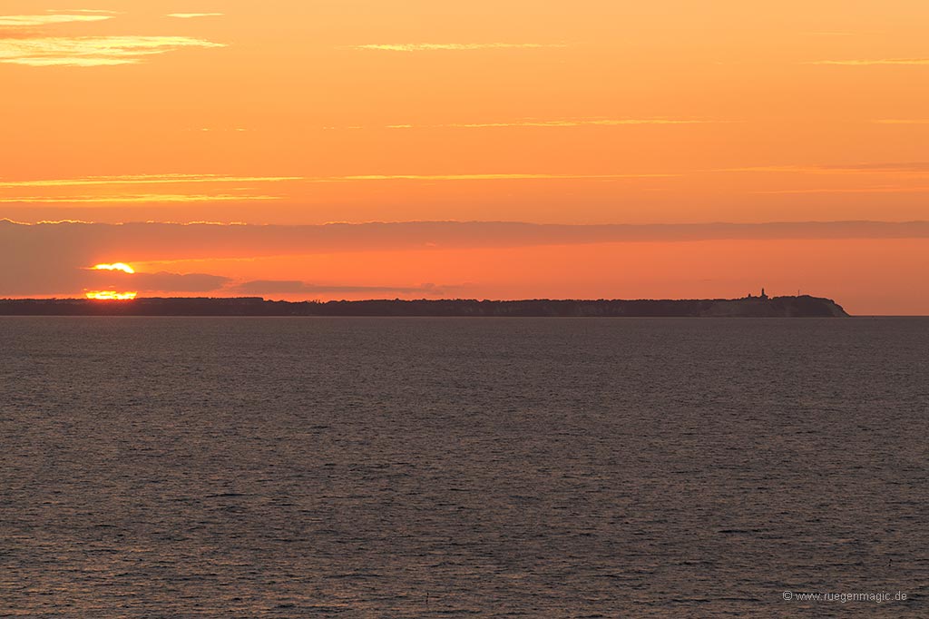 Sonnenuntergang über dem Kap Arkona