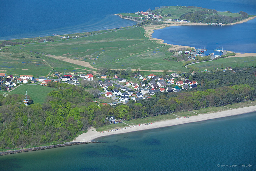 Luftaufnahme von Thiessow