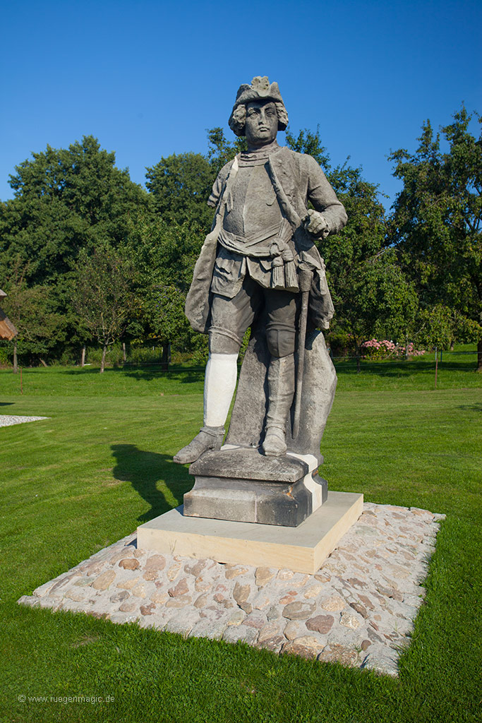 Statue des Soldatenkönigs Friedrich Wilhelm I. in Stresow