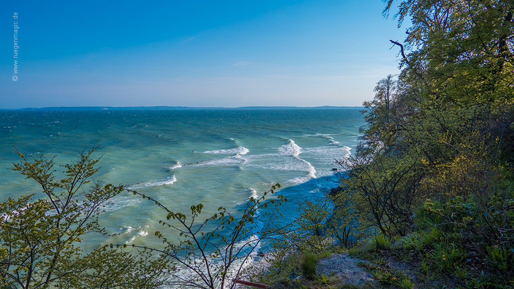 Große Wellen an der Ostküste bei Sassnitz