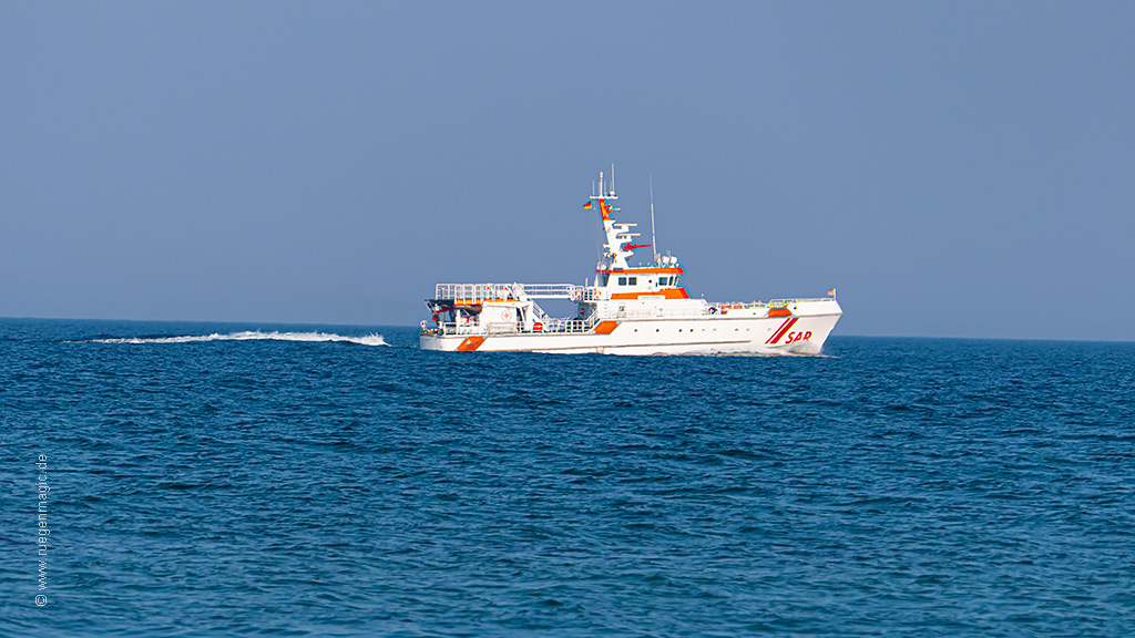 Seenotrettungskreuzer Harro Koebke auf der Ostsee